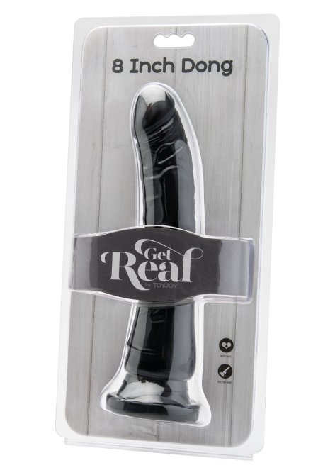 Get Real Dong dildo 20,5 cm černé