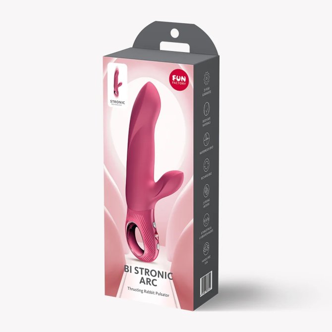 Fun Factory Bi Stronic Arc rabbit pulzační vibrátor Raspberry