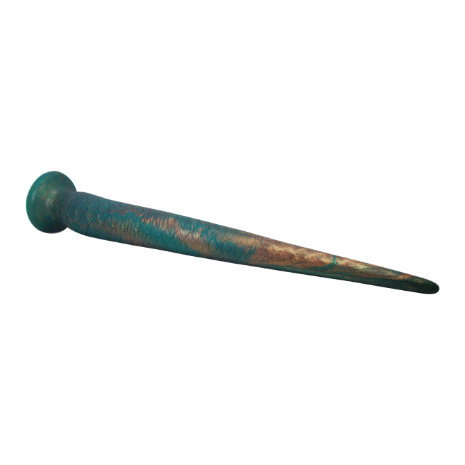 Power Monsters Verdant Titan dildo ve tvaru ocasu draka
