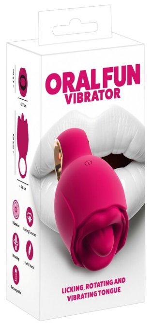 Oral Fun vibrátor s rotačním jazykem