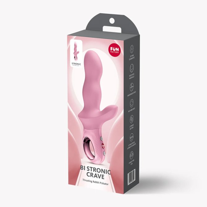 Fun Factory Bi Stronic Crave rabbit pulzační vibrátor Rose