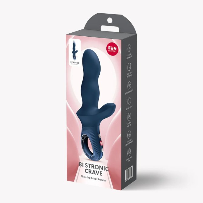 Fun Factory Bi Stronic Crave rabbit pulzační vibrátor Night blue