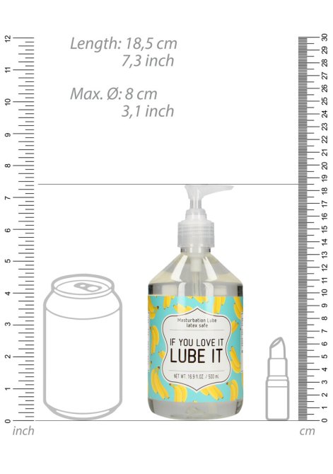 If You Love It. Lube It Masturbační lubrikační gel 500 ml