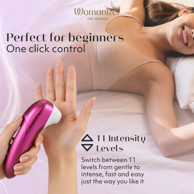 Womanizer Pro stimulátor na klitoris Vibrant pink