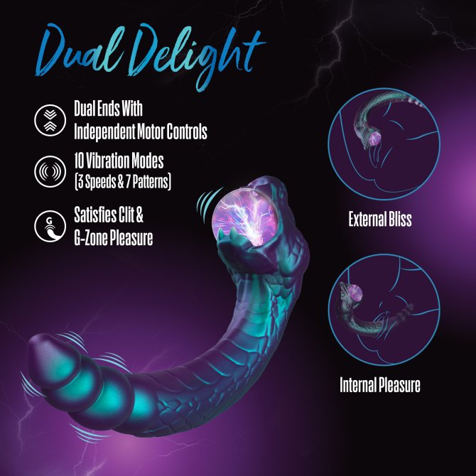 Temptasia Rattle Snake Plasma stimulátor na klitoris a vibrátor 2v1