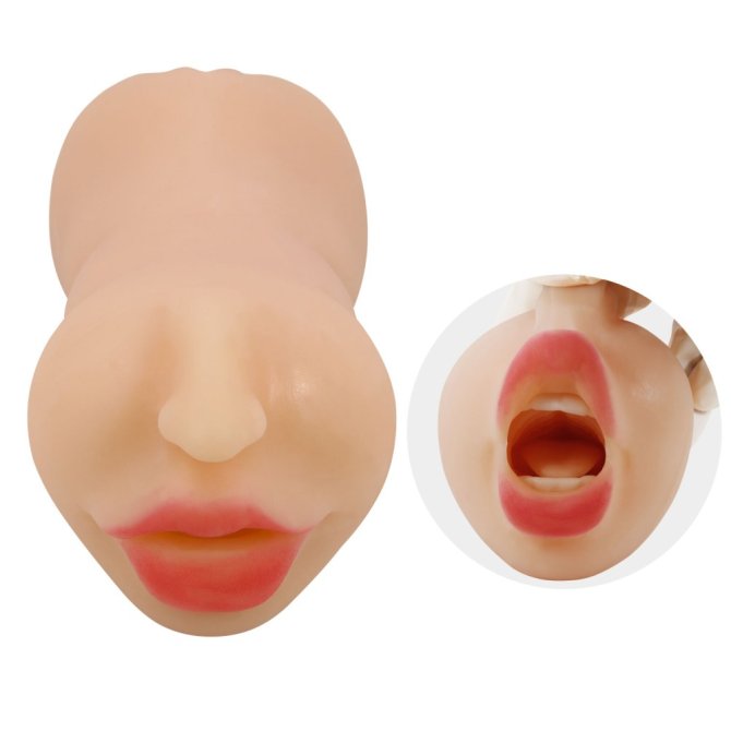Zoey Premium Dual oboustranný masturbátor Light skin