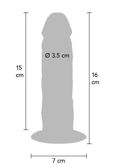 Get Real Silicone Foreskin dildo 15 cm