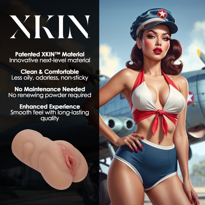 XKIN Pinup Dolls - Airforce Brat Bonnie Bombshell masturbátor L