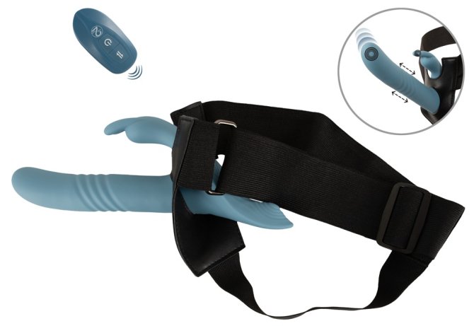 You2toys Strap-on set s rabbit vibrátorem