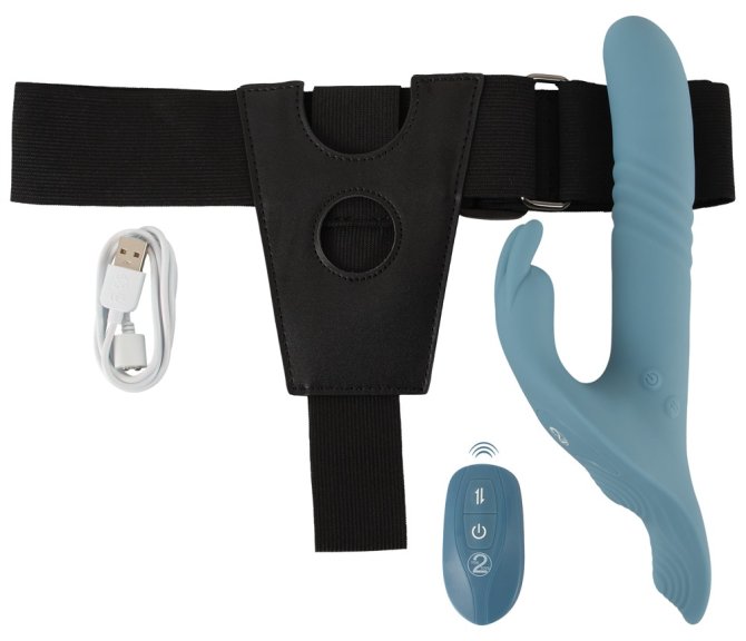 You2toys Strap-on set s rabbit vibrátorem