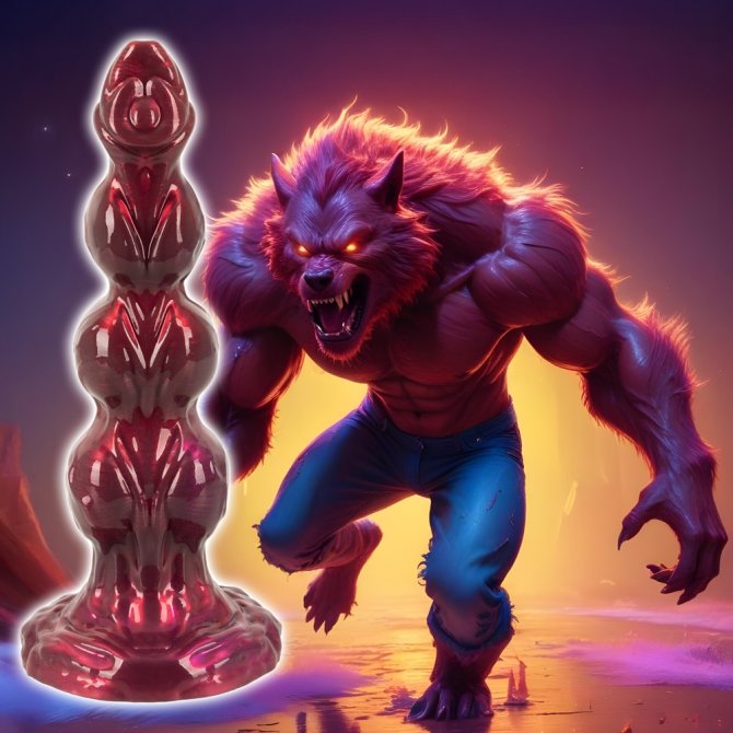 Beasty Cocks dildo Werewolf Willie