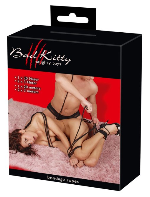 Bad Kitty Bondage lano set 3 ks