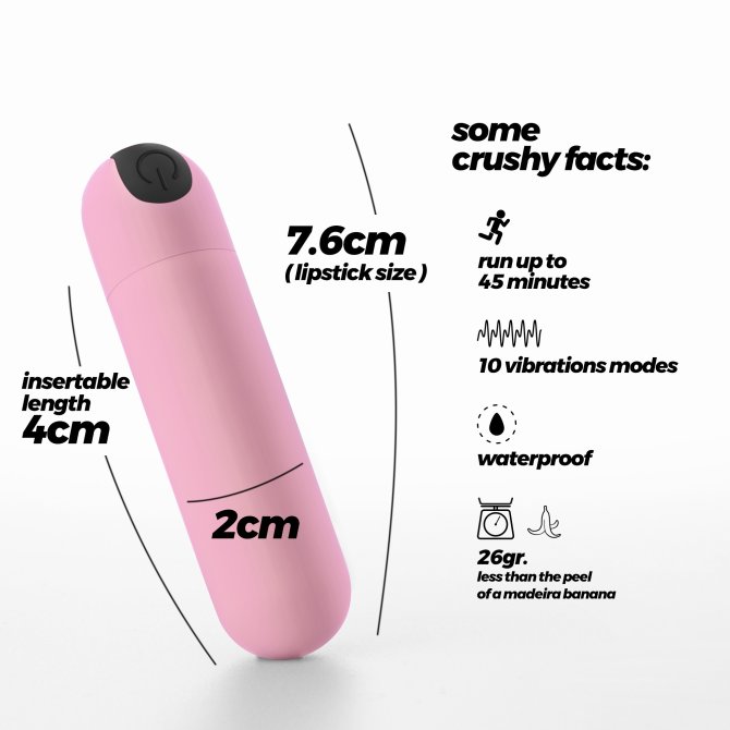 Imoan mini vibrátor růžový