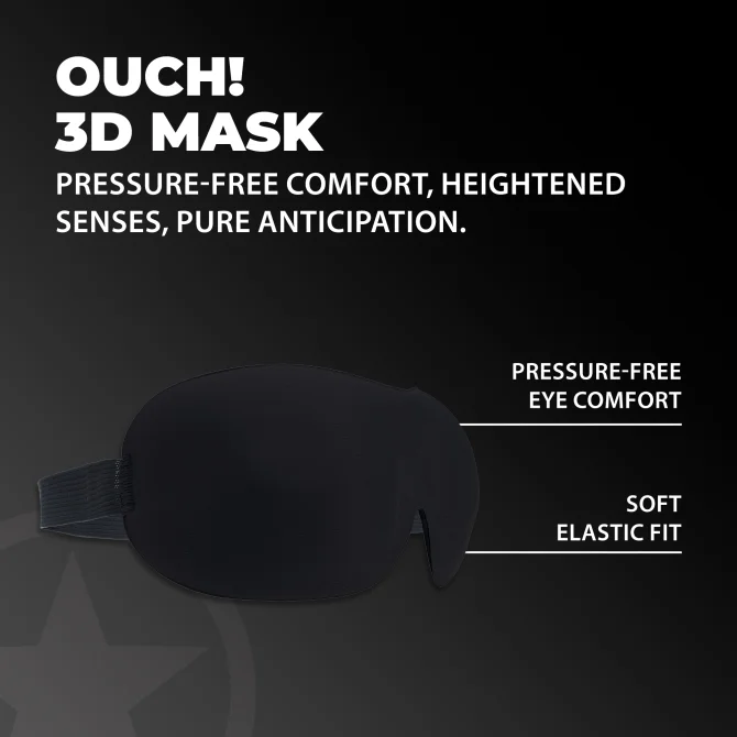 Ouch! 3D maska na oči - Black