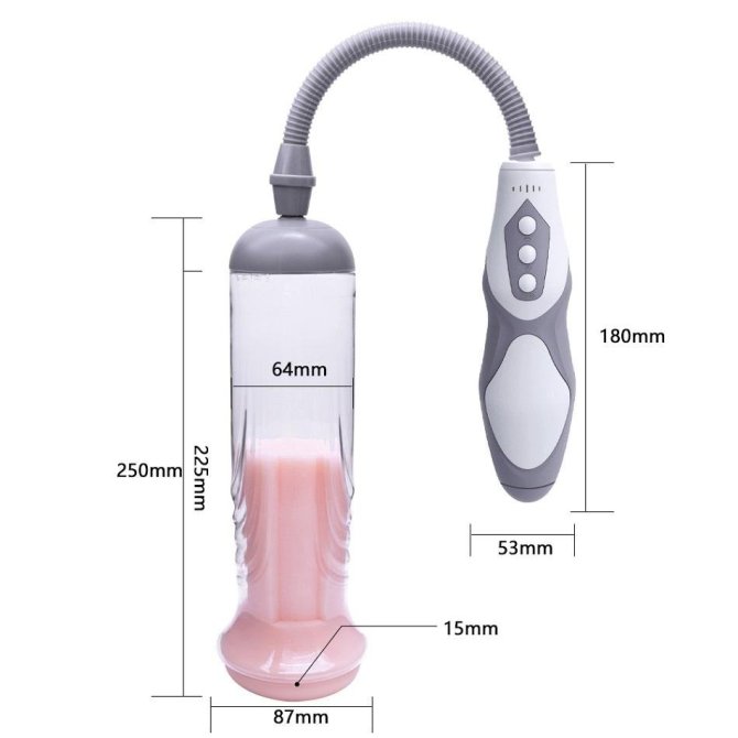Miracle elektronická vakuová pumpa pro muže