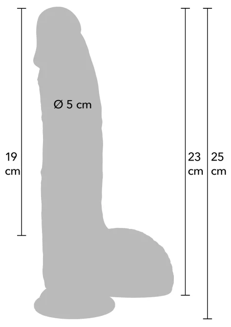 Hidden Desire Inferno realistické dildo 23 cm