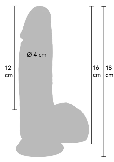 Hidden Desire Inferno realistické dildo 16 cm