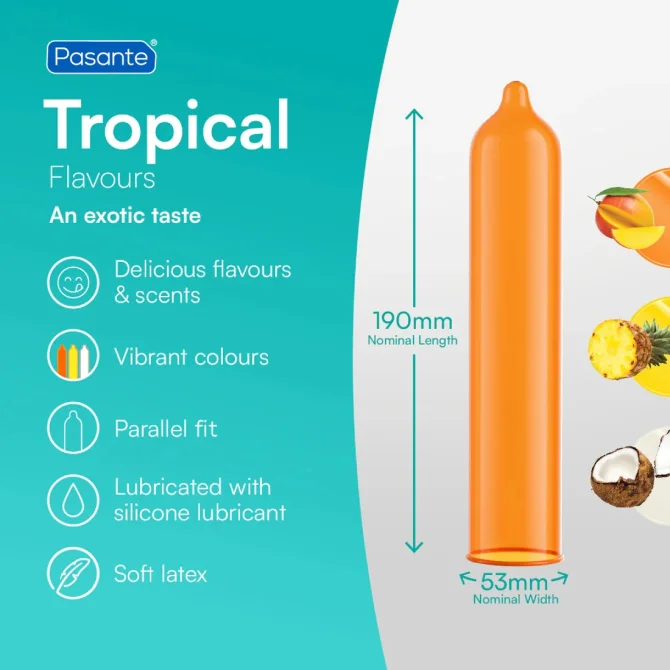 Pasante kondomy Tropical 2 ks