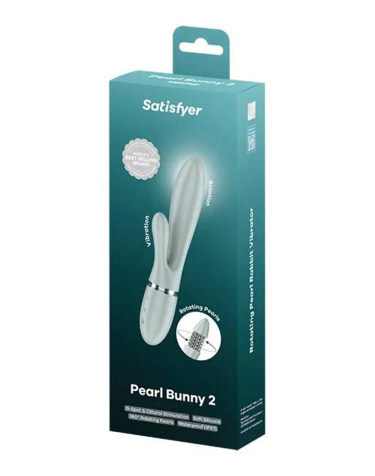 Satisfyer Pearl Bunny 2 vibrátor - greygreen