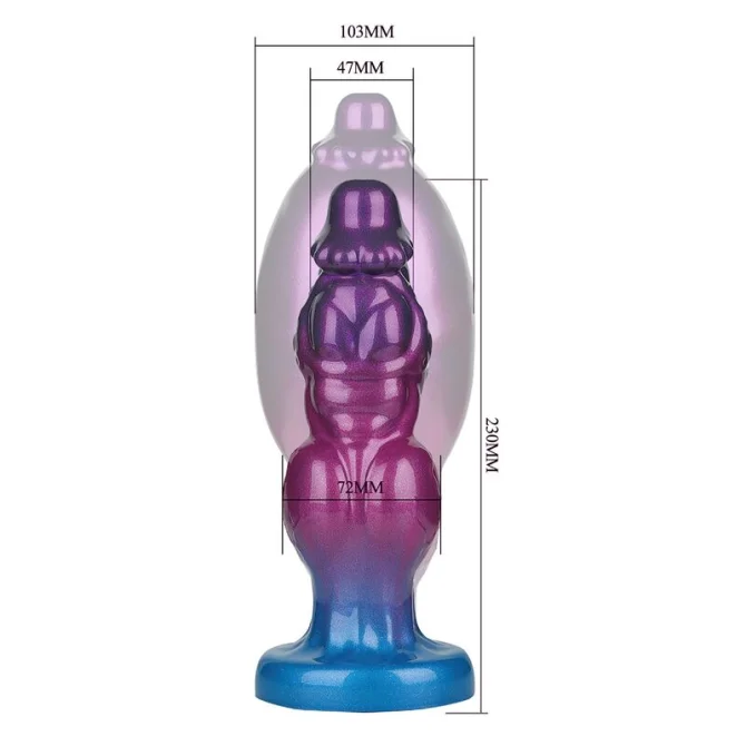 Rift Titan Bicolor nafukovací dildo