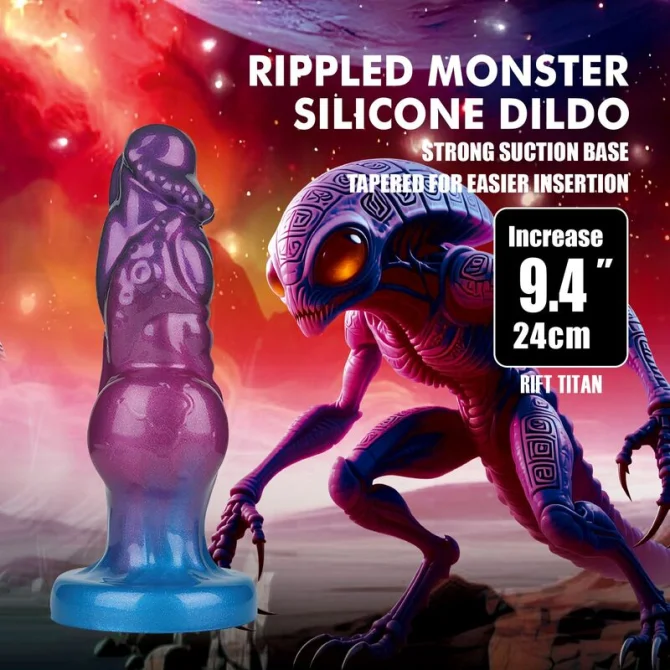 Rift Titan Bicolor nafukovací dildo