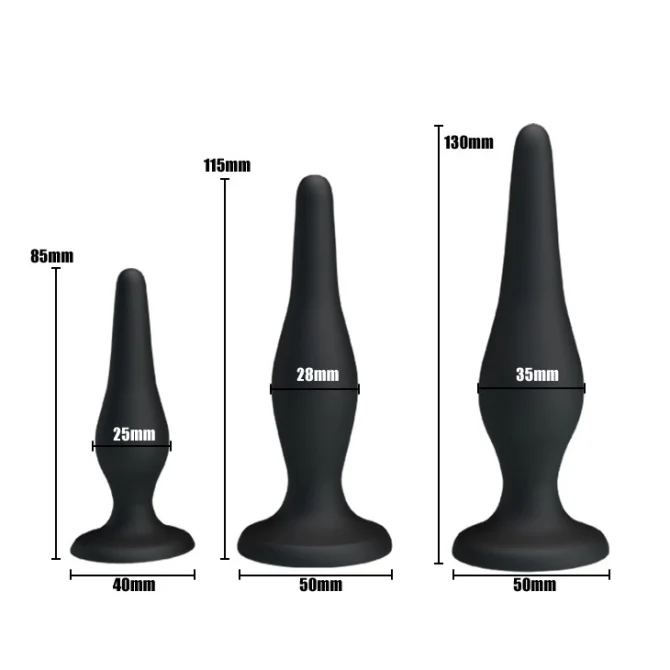 Mini anal kit Tréninkový set 3 análních kolíků