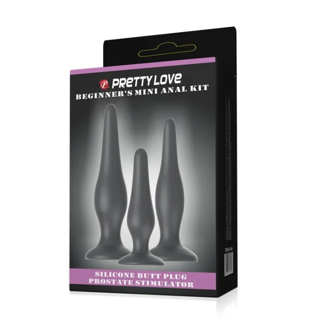 Mini anal kit Tréninkový set 3 análních kolíků