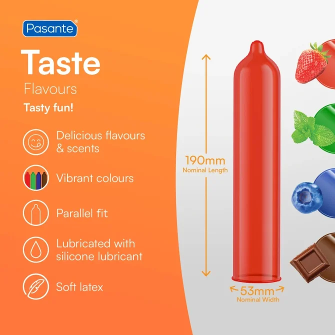 Pasante kondomy Taste 12 ks