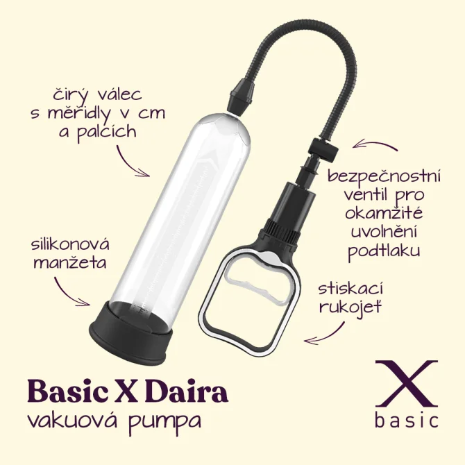 BASIC X Daira vakuová pumpa