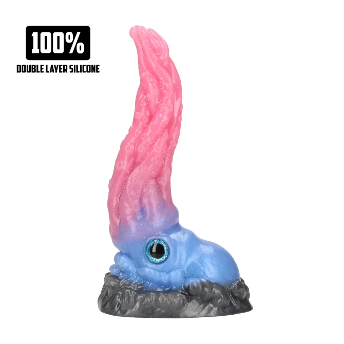 Kraken's Lick dildo - modro-růžová