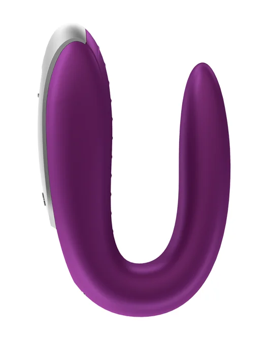 Satisfyer Double fun Párový vibrátor fialový