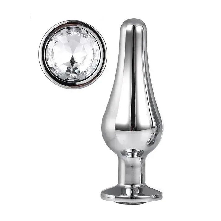 Gleaming love anální kolík Silver S