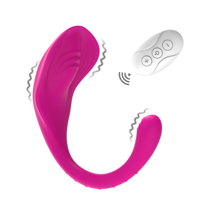 Romant Angelina párový vibrátor růžový