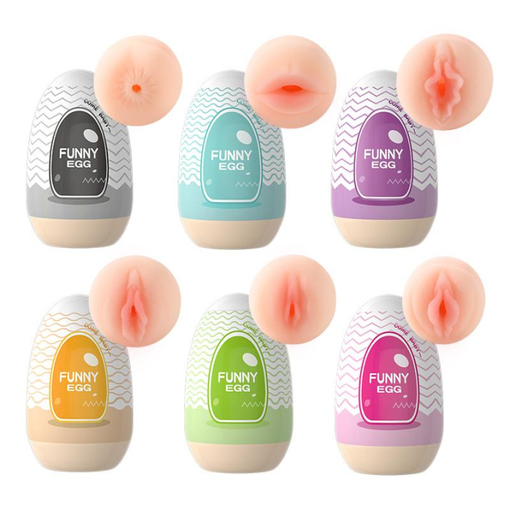 BASIC X Funny Egg sada masturbátorů 6 ks