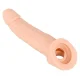 Nature Skin návlek na penis se smyčkou na varlata
