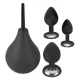 Black Velvets Set 3 análních kolíků a sprchy