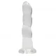 REALROCK Non Realistic dildo 17,5 cm - transparentní