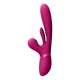 VIVE Kura G-Spot Vibrátor se stimulací klitorisu - růžový