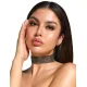 Cottelli Accessoires Choker - obojek z kamínků