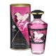 Shunga Hřejivý masážní olej s afrodiziaky - malina 100 ml