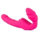 Strapless strap-on Vibrátor - růžový