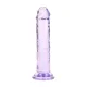 Realrock gelové dildo s přísavkou 13 cm fialové