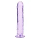 Realrock Realistické dildo s přísavkou 22 cm - fialové