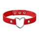 Kinky Pleasure Punk style choker Red