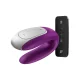 Satisfyer Double fun Párový vibrátor fialový