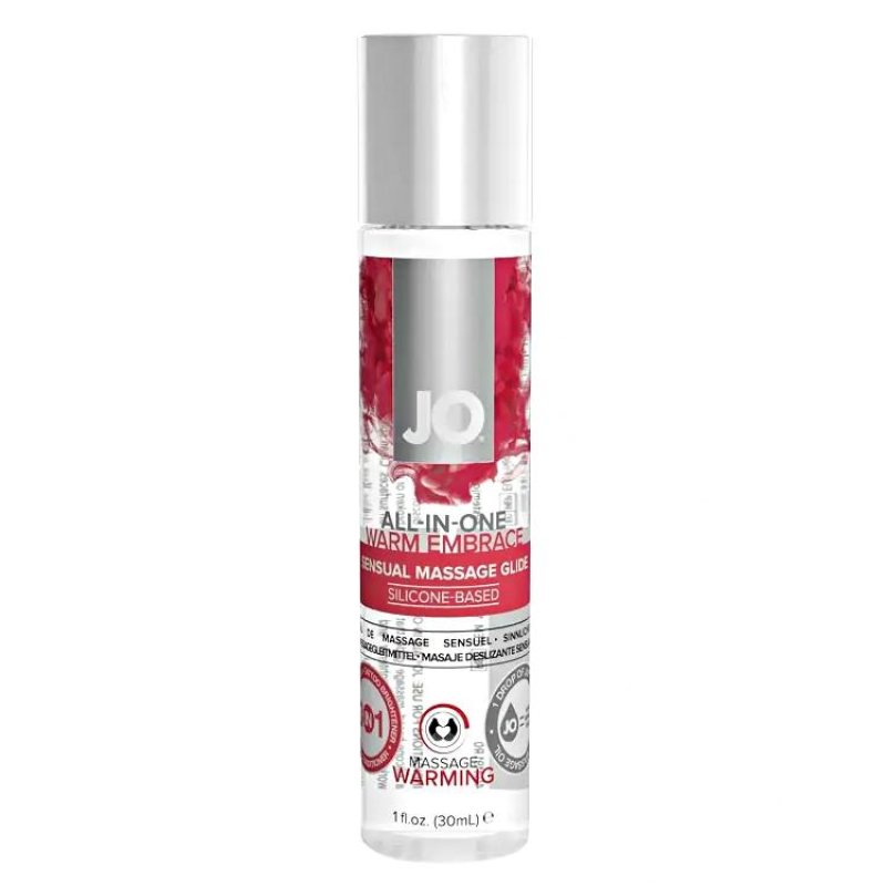 JO All-in-one Masážní gel hřejivý 30 ml