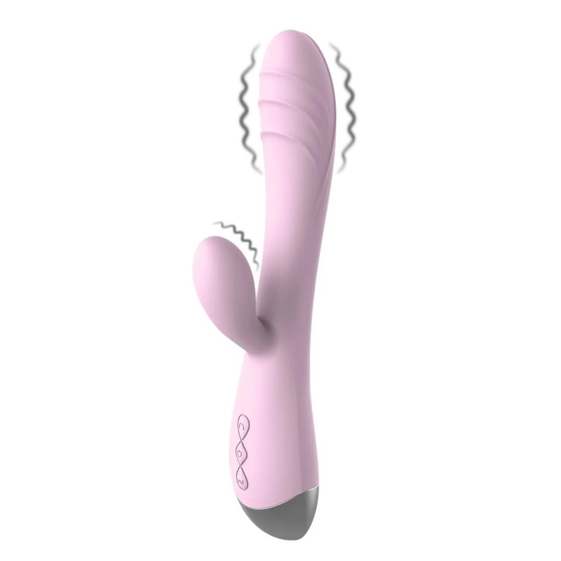 BASIC X Philip rabbit vibrátor světle růžový