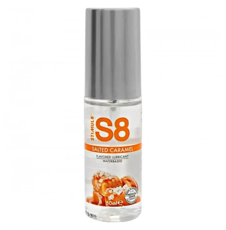 S8 Slaný Karamel lubrikační gel na vodní bázi 50 ml