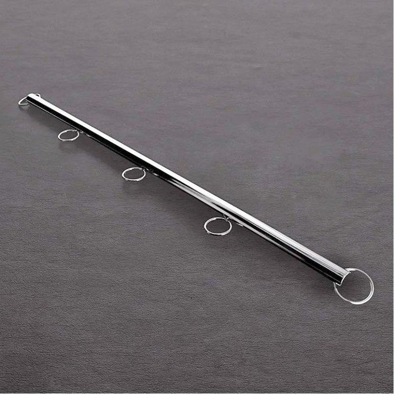 Steel by Shots tyč s očky 76 cm - stříbrná