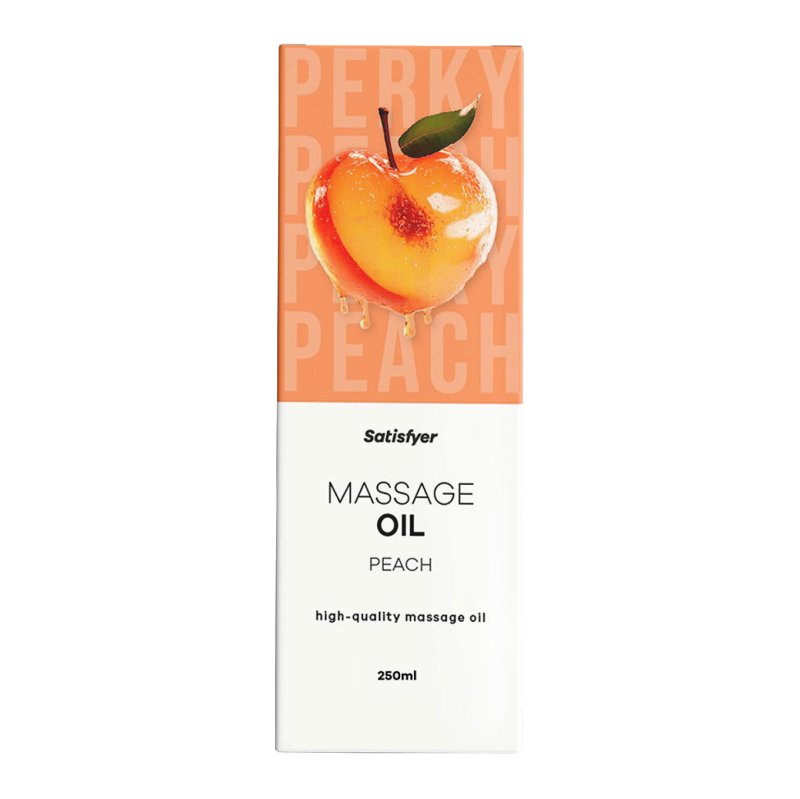 Satisfyer masážní olej Peach 250 ml